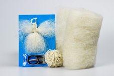 Vlněná andělská letka - sada na tvoření