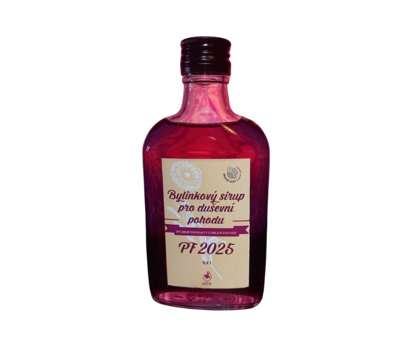 Bylinkový sirup PF 2025 - měsíček a sléz