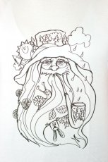 Tričko s Krakonošem k vybarvení