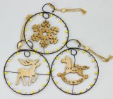 se žlutými korálky