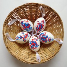 Slepičí kraslice - vzor Slovácko