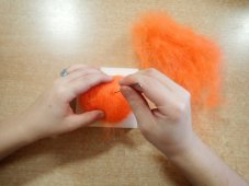 Vlněná srdéčka - sada na tvoření