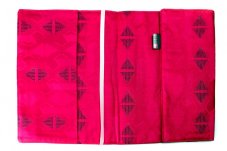 Obal na knihu nebo diář růžový s fialovou