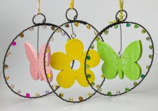 Sada jarních drátovaných ozdob