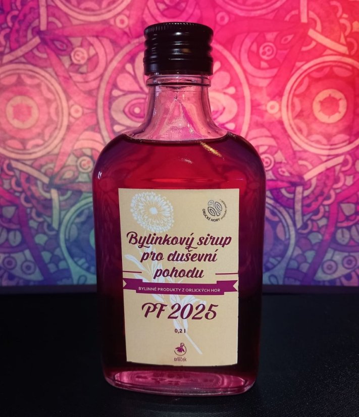 Bylinkový sirup PF 2025 - měsíček a sléz