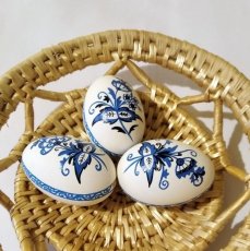 Slepičí kraslice - cibulový vzor